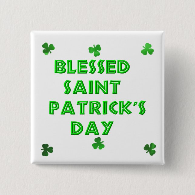 Blad Saint patrick's day (2) Knapp (Framsida)