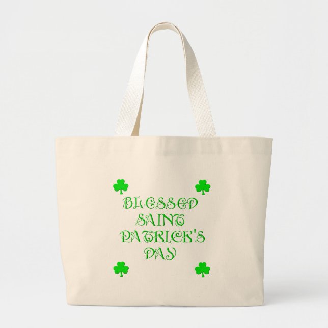 Blad Saint patrick's day (3) Jumbo Tygkasse (Framsidan)