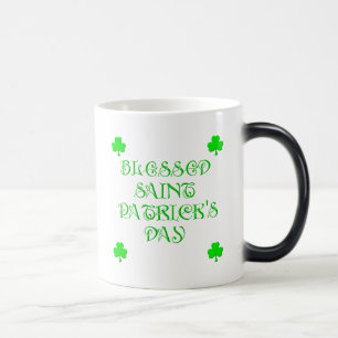 Blad Saint patrick's day (3) Magisk Mugg