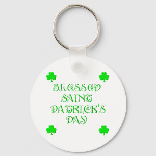 Blad Saint patrick's day (3) Nyckelring