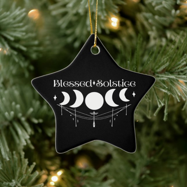 Blad Solstice Julgransprydnad Keramik (Träd)