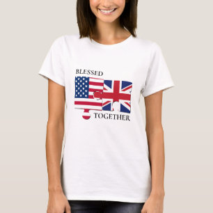 Blad Together USA UNION JACK Flagga T-Shirt