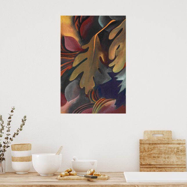 Blad under vatten | Georgia O'Keeffe | Poster (Kök)