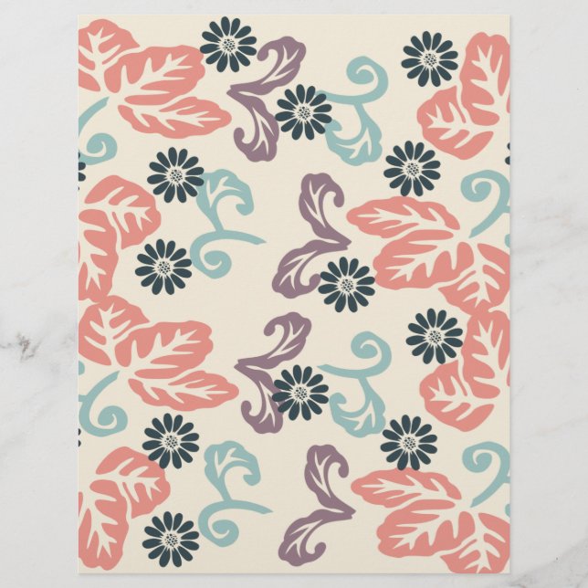 Blad & Virvel Scrapbook Paper (Framsida)