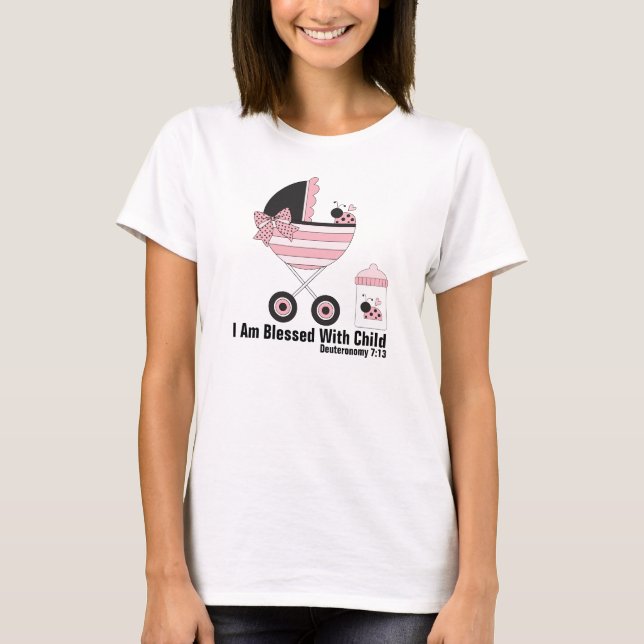 Blad w/Child* Women's Moderskap T-Shirt (Framsida)