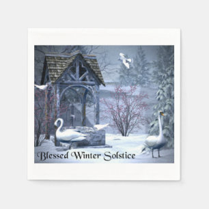 Blad Winter Solstice Napkins Pappersservett
