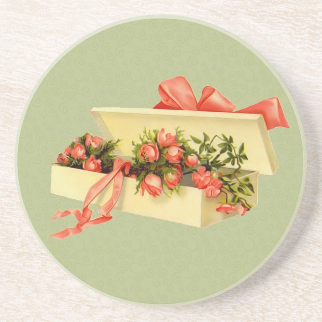 Blåda med Ro vinagekonst Underlägg (Framsidan)