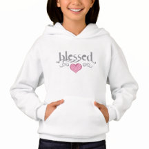 Bladad Heart Girls Hoodie