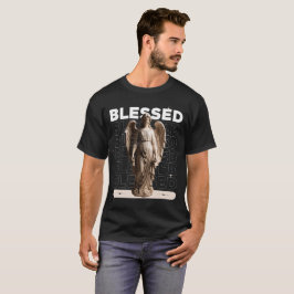 Bladad klassisk ängelstaty Tshirdesign T Shirt