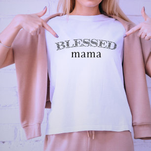 Bladad Mamma Blommigt som låter kvinnor skryta T Shirt