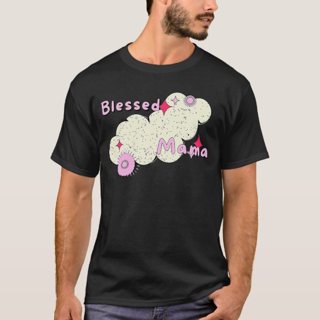Bladad Mamma T Shirt (Framsida)