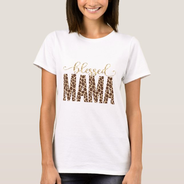 Bladad Mamma T Shirt (Framsida)