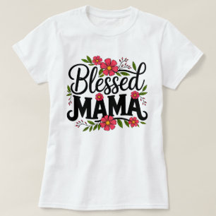 Bladad Mamma T-Shirt   Mors dag Gift