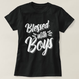 Bladad med Boys Mors dag-gåva T Shirt