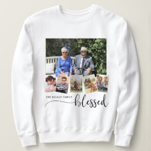 Bladad, Personlig 6 Fotofamiljesammansättning T Shirt