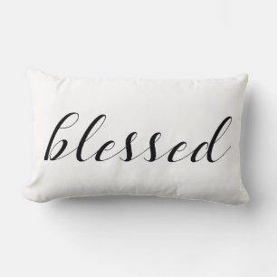 Bladad - Religiösa Blessings-tackplatsoffert Lumbarkudde