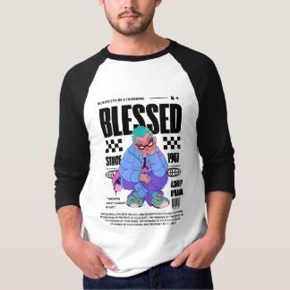 Bladad, unik T-shirt