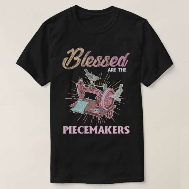 Bladade är de piecemakers som syter t shirt (Design framsida)