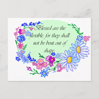 Bladade är Flexible Vykort