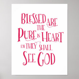 Bladade är Poster Pure in Heart