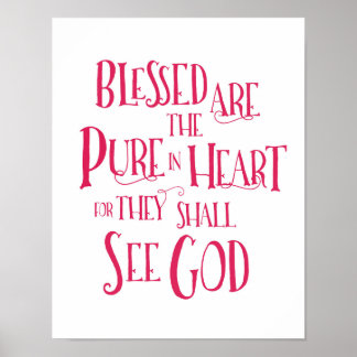 Bladade är Poster Pure in Heart