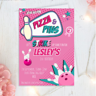 Blådags inbjudan till flickor