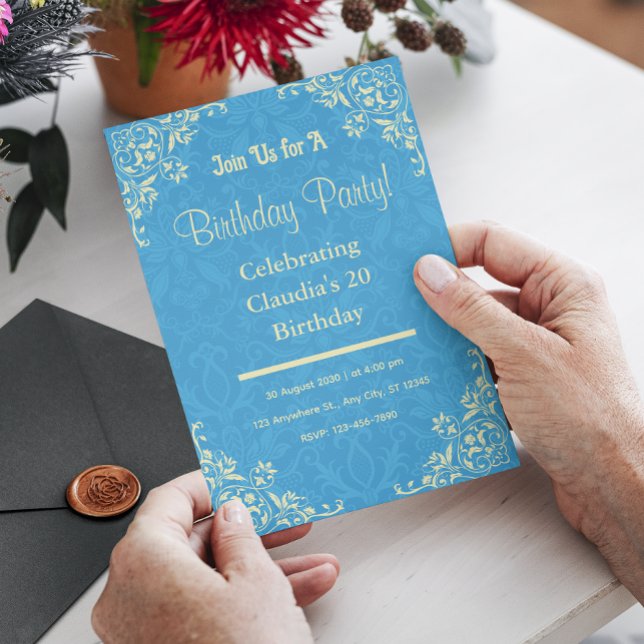 Blådags-inbjudningar Inbjudningar (proper wedding invitation wording, birthday invitations, girls birthday, birthday invitations online)