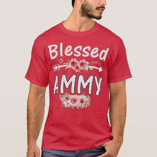 Bladammy Mamma Life Cute Blommigt Flower Mammor D T Shirt