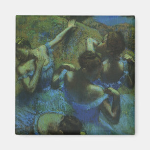 Blådansare av Edgar Degas, Vintage Impressionism Magnet