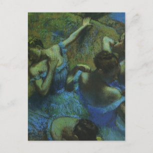 Blådansare av Edgar Degas, Vintage Impressionism Vykort