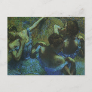 Blådansare av Edgar Degas, Vintage Impressionism Vykort
