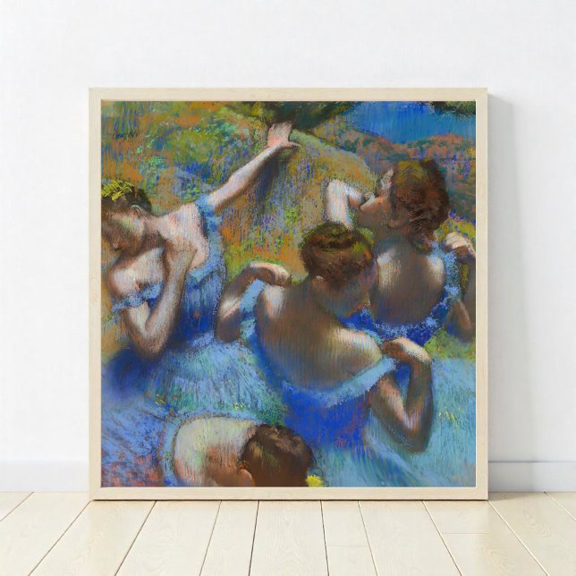 Blådansare, Degas Art Poster (Skapare uppladdad)