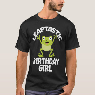 Bladår Birthday Girl Pun februari 29:e Frog T Shirt