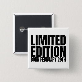 Bladår födelsedag Born februari 29 Bladdag Knapp