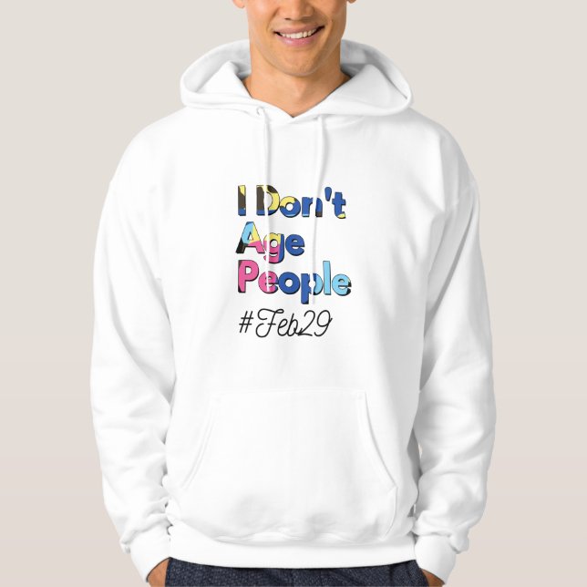 Bladår: Vinfiskeblad i Grattis på födelsedagen Hoodie (Framsida)
