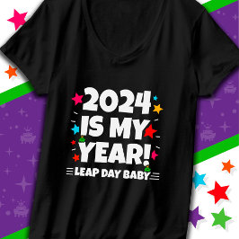 Bladårsdagen 2024 är mitt år feb 29:e födelsedagen t shirt