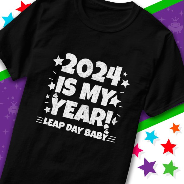 Bladårsdagen 2024 är mitt år feb 29:e födelsedagen t shirt (Skapare uppladdad)