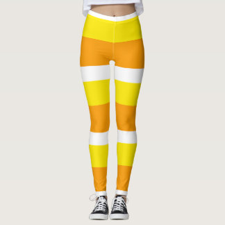 Bladbalkar i candy corn Rand Leggings