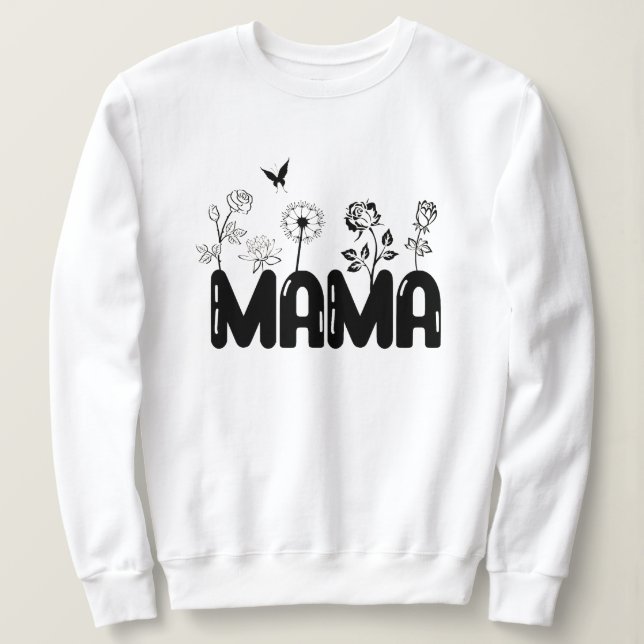 Bladblommor, Mammor T Shirt (Design framsida)