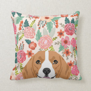 Bladblommor som kissar hund, söt hund kudde