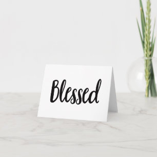 Bladcitattecken i Gospelet Grafik Aesthetic Christ Kort