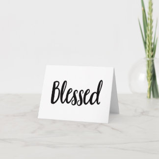 Bladcitattecken i Gospelet Grafik Aesthetic Christ Kort