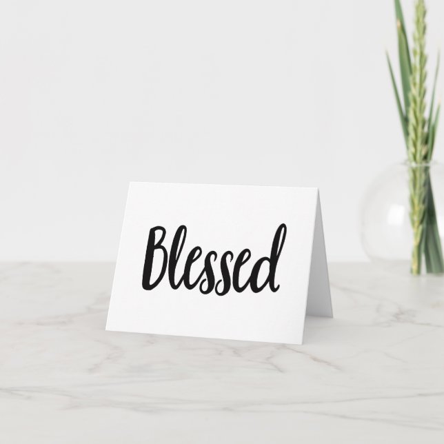 Bladcitattecken i Gospelet Grafik Aesthetic Christ Kort (Framsida)