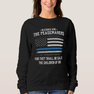 Bladda är Peacemakers blå poliskår T Shirt