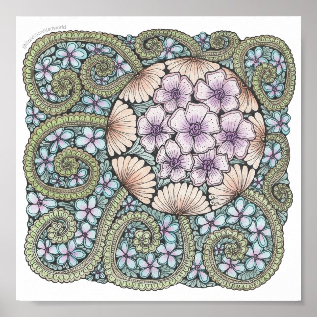 Bladdel2-dockningsstation 8 x 8 tum poster (Framsidan)