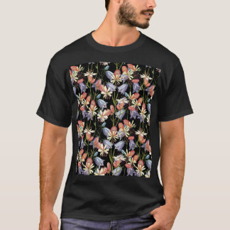 Bladder Campion Klockor: Blommigten Vattenfärg T Shirt