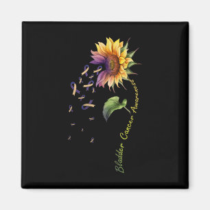 Bladder Cancer Awareness Solros Shirt Magnet