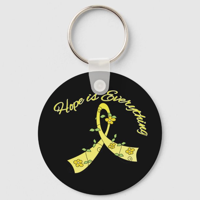 Bladder Cancer Hope är Allt Nyckelring (Framsida)