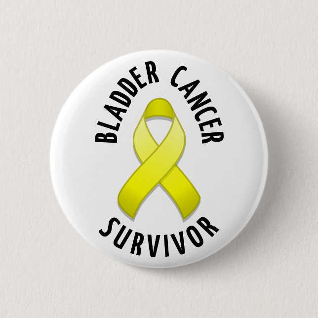 Bladder Cancer Survivor Button Knapp (Framsida)