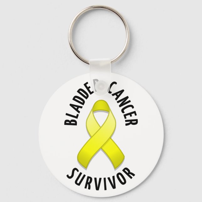 Bladder Cancer Survivor Keychain Nyckelring (Framsida)
